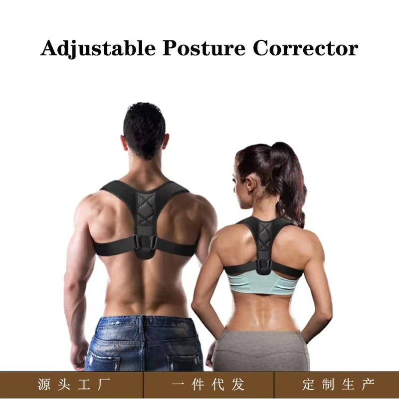 Adjustable Posture Corrector Back Brace Comfortable Posture Trainer for Spinal Alignment & Posture Support Humpback Straightener