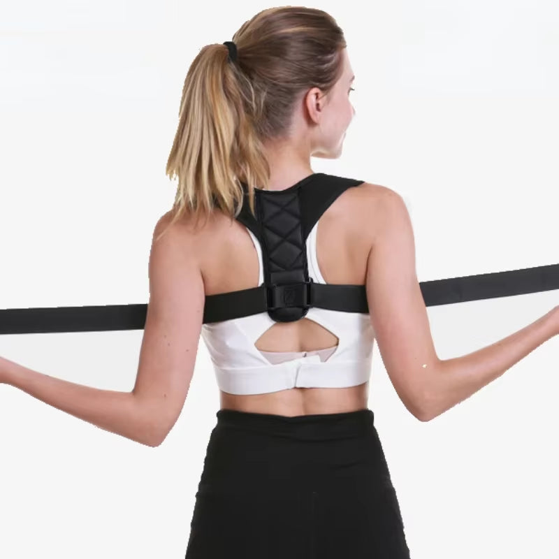 Adjustable Posture Corrector Back Brace Comfortable Posture Trainer for Spinal Alignment & Posture Support Humpback Straightener